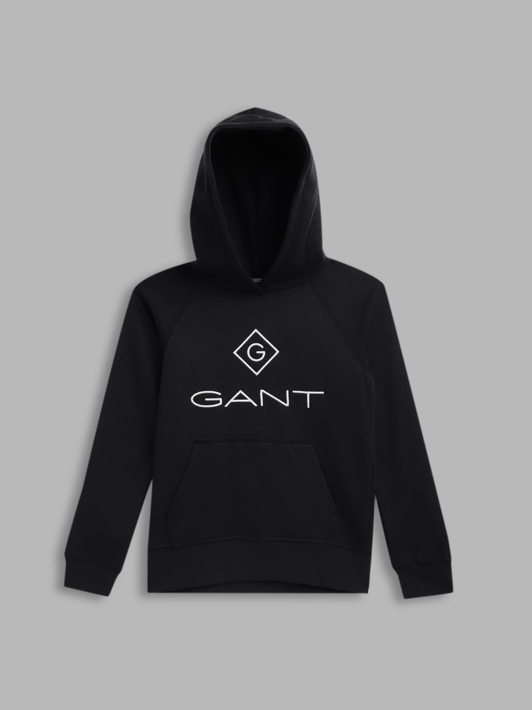 Shop Gant Boys Black Solid Hooded Sweatshirt ICONIC INDIA