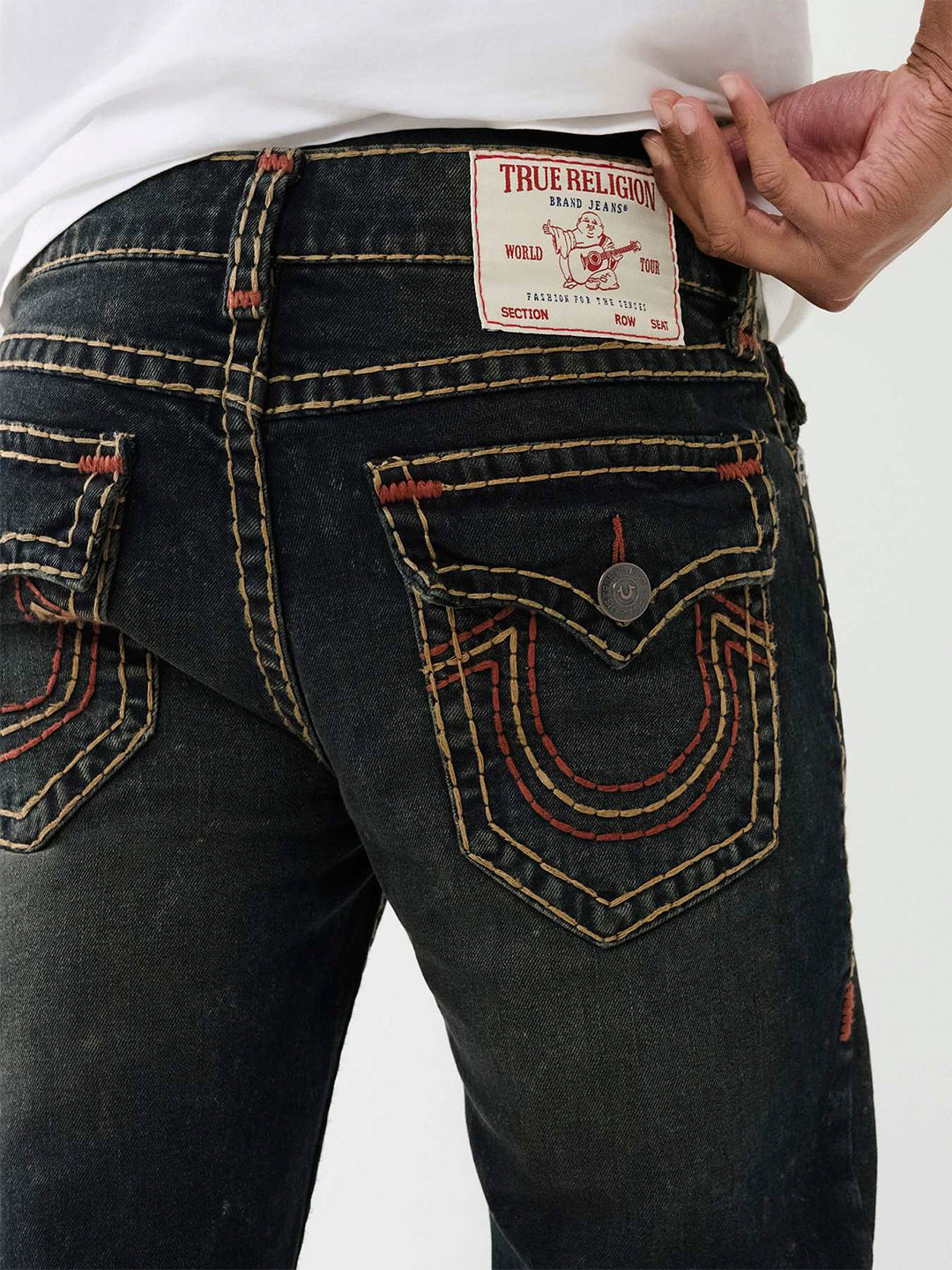 NWT - store True Religion, dark wash jeans