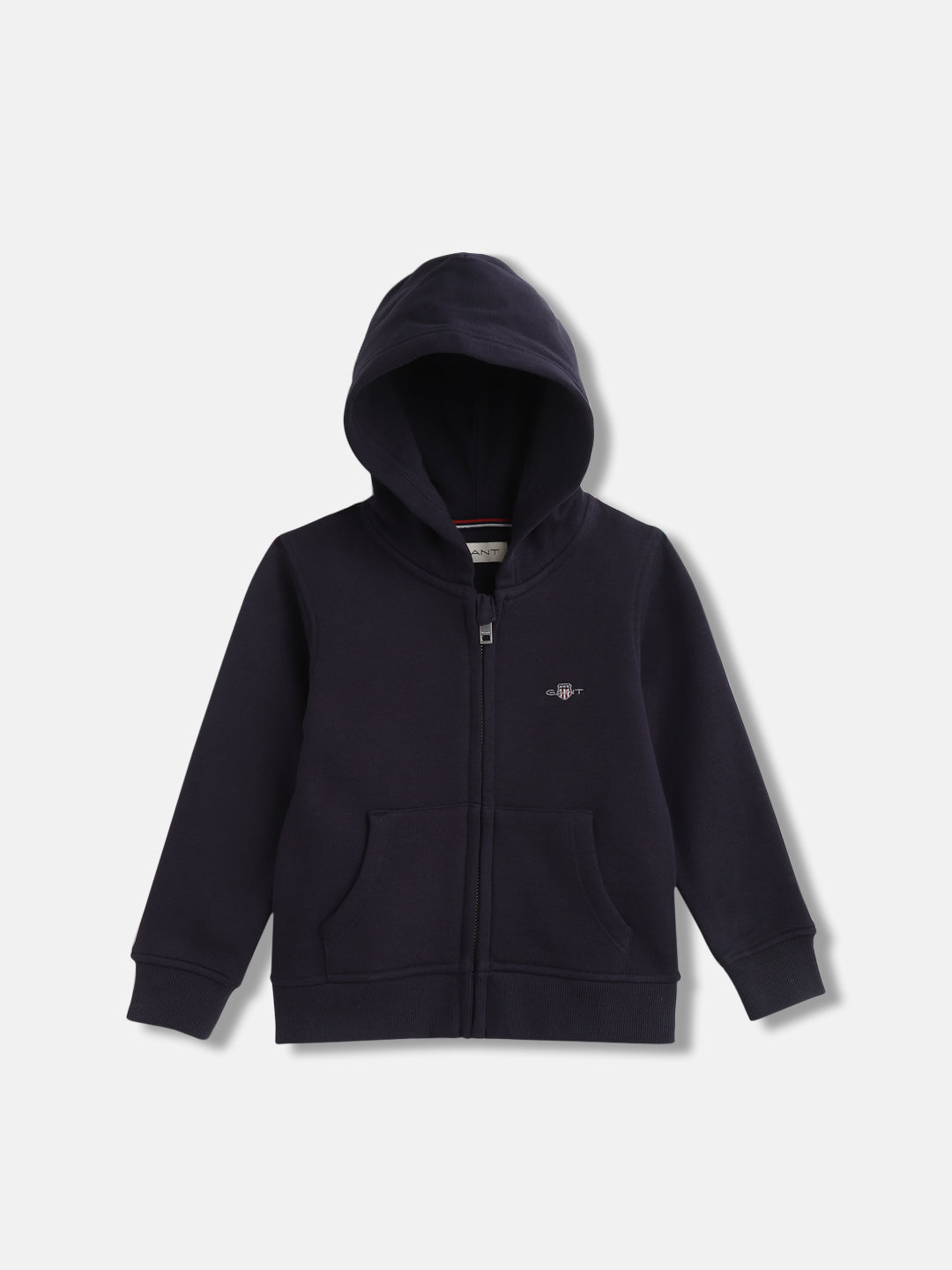 Shop Gant Boys Blue Solid Hooded Sweatshirt ICONIC INDIA