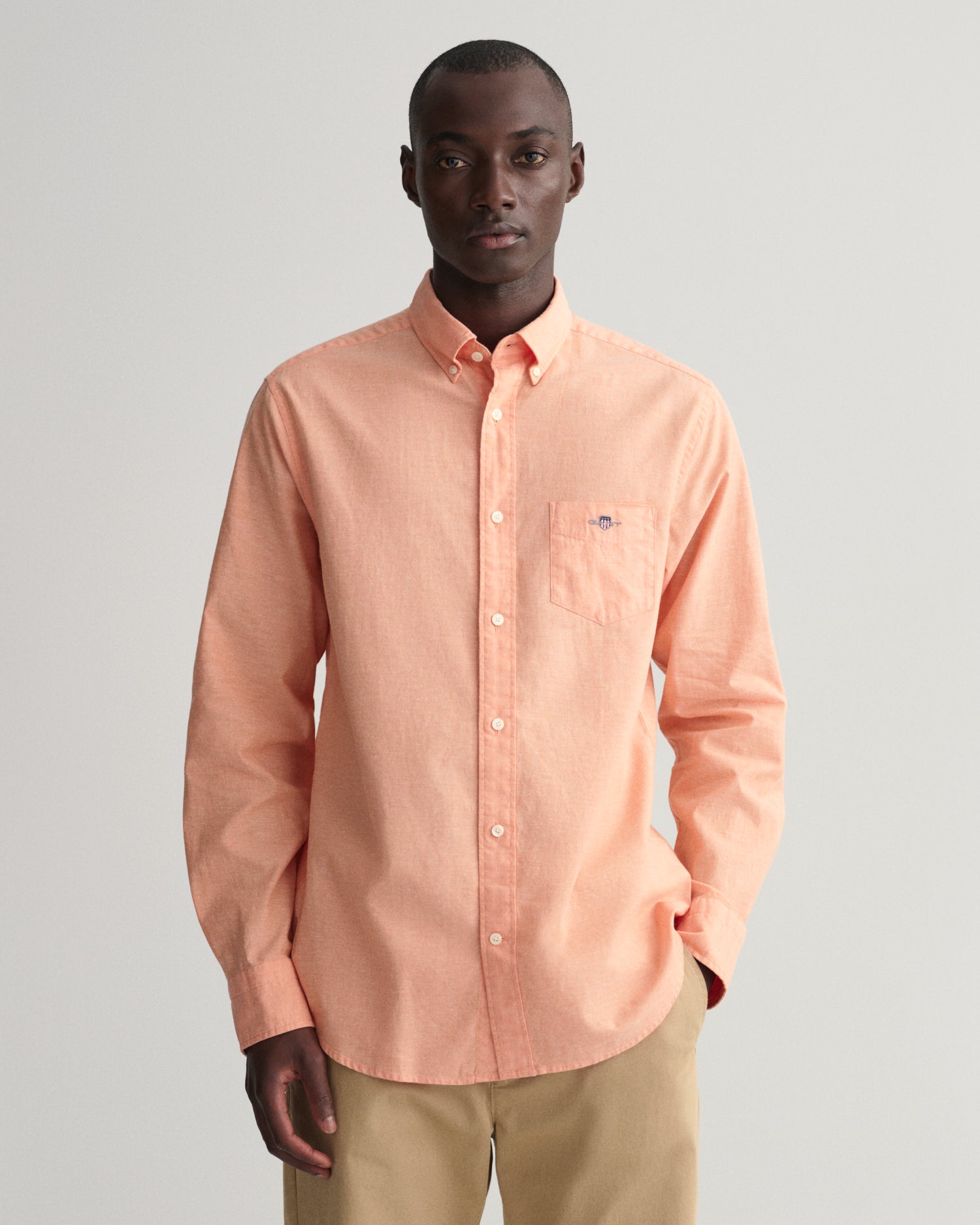 solid orange shirt