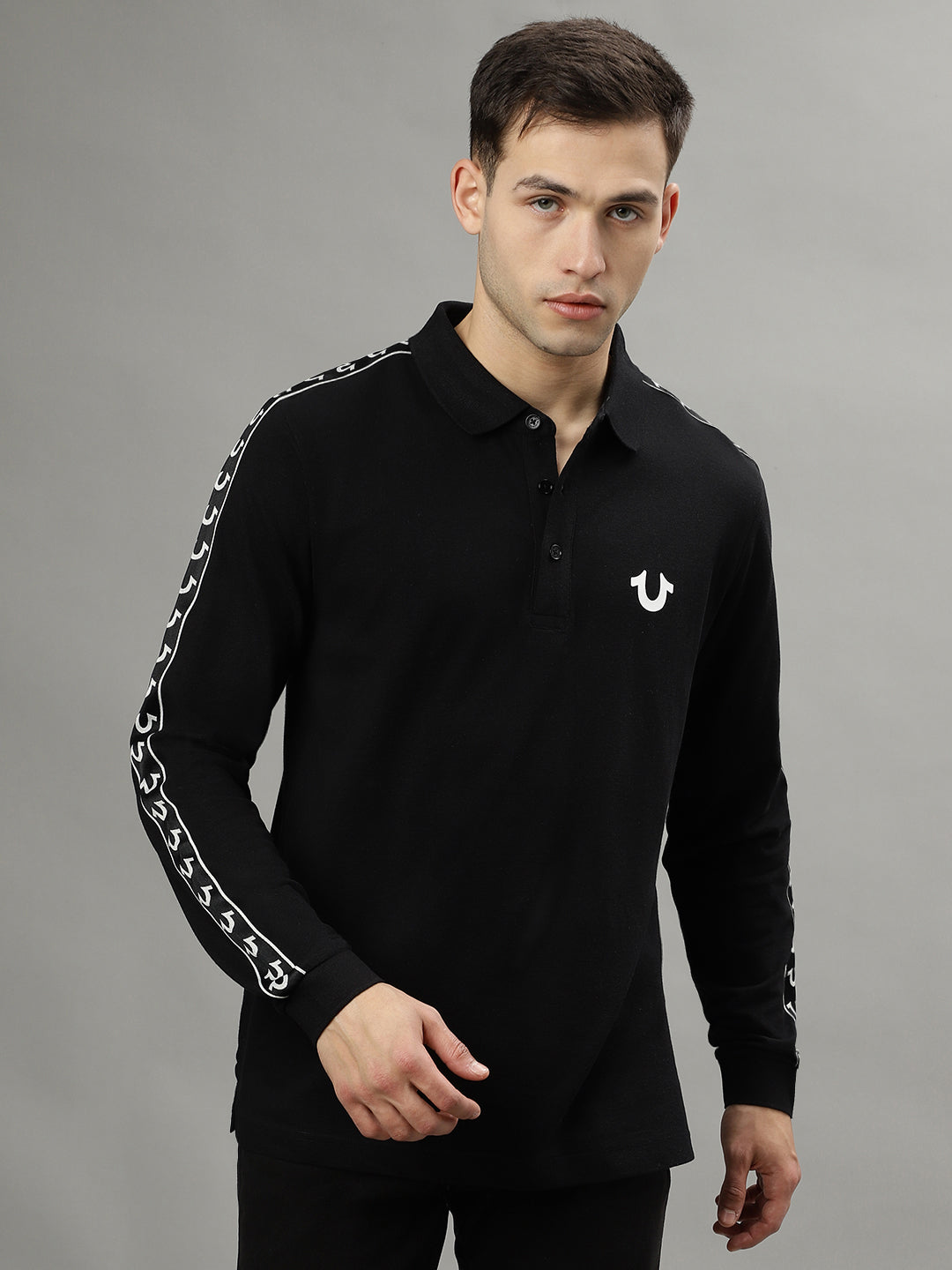 true religion long sleeve polo