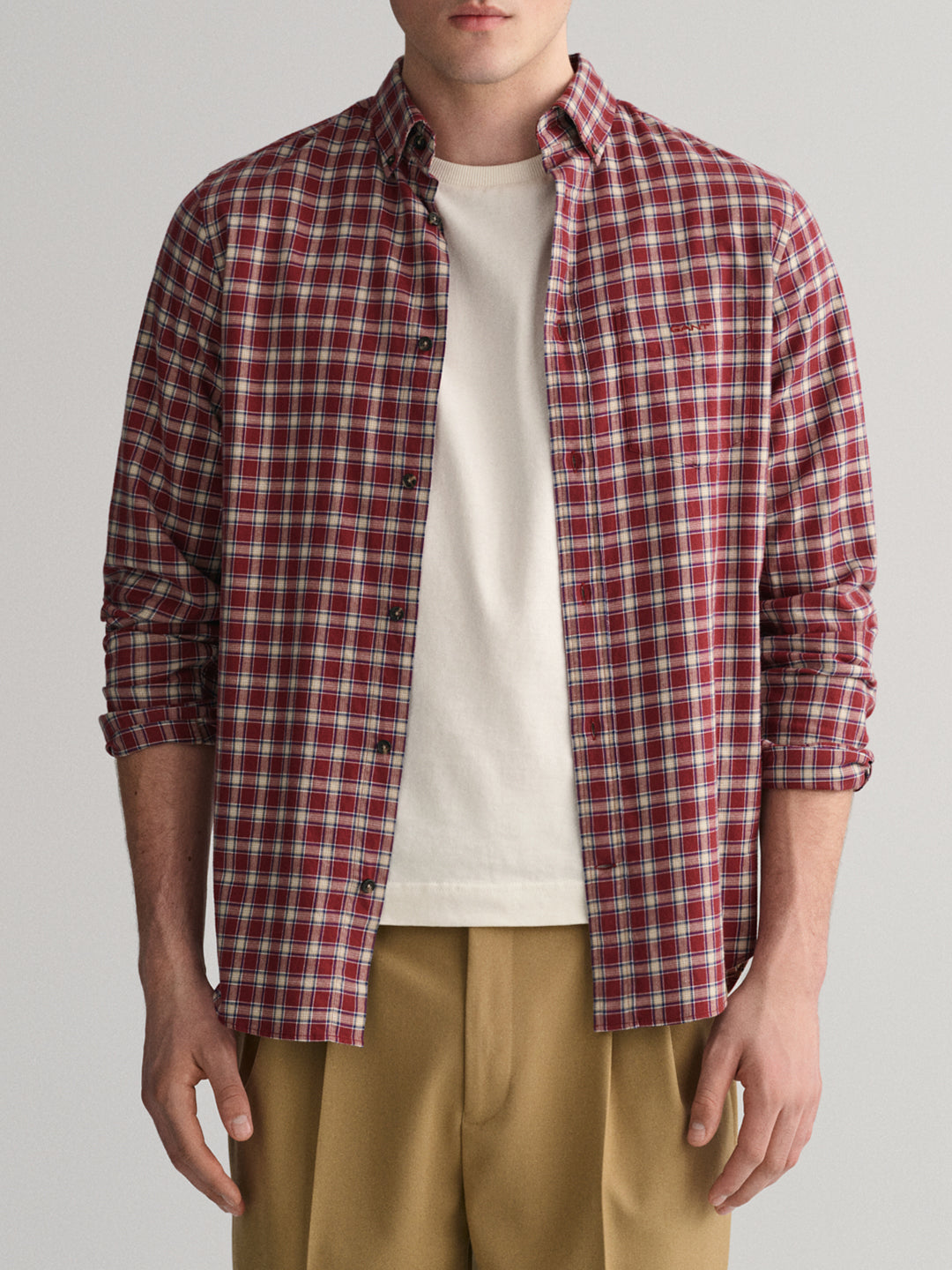 red black check shirt mens india