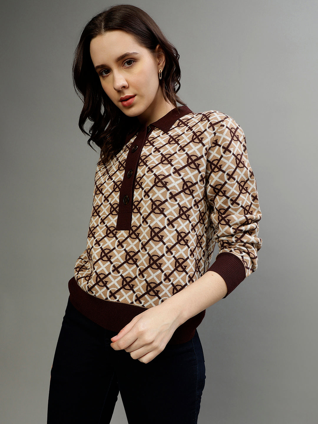 Sweater full outlet print