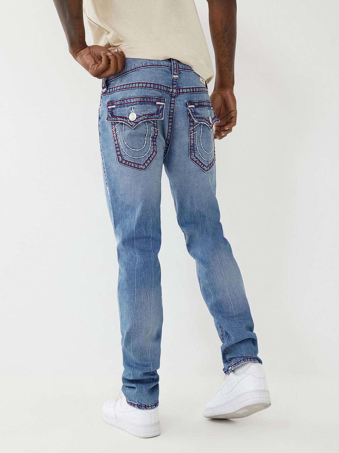 True Religion Super T Skinny Blue Mid Rise Jeans