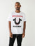 True Religion White Logo Relaxed Fit T-Shirt