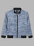 Blue Giraffe Boys Multi Printed Collar Jacket