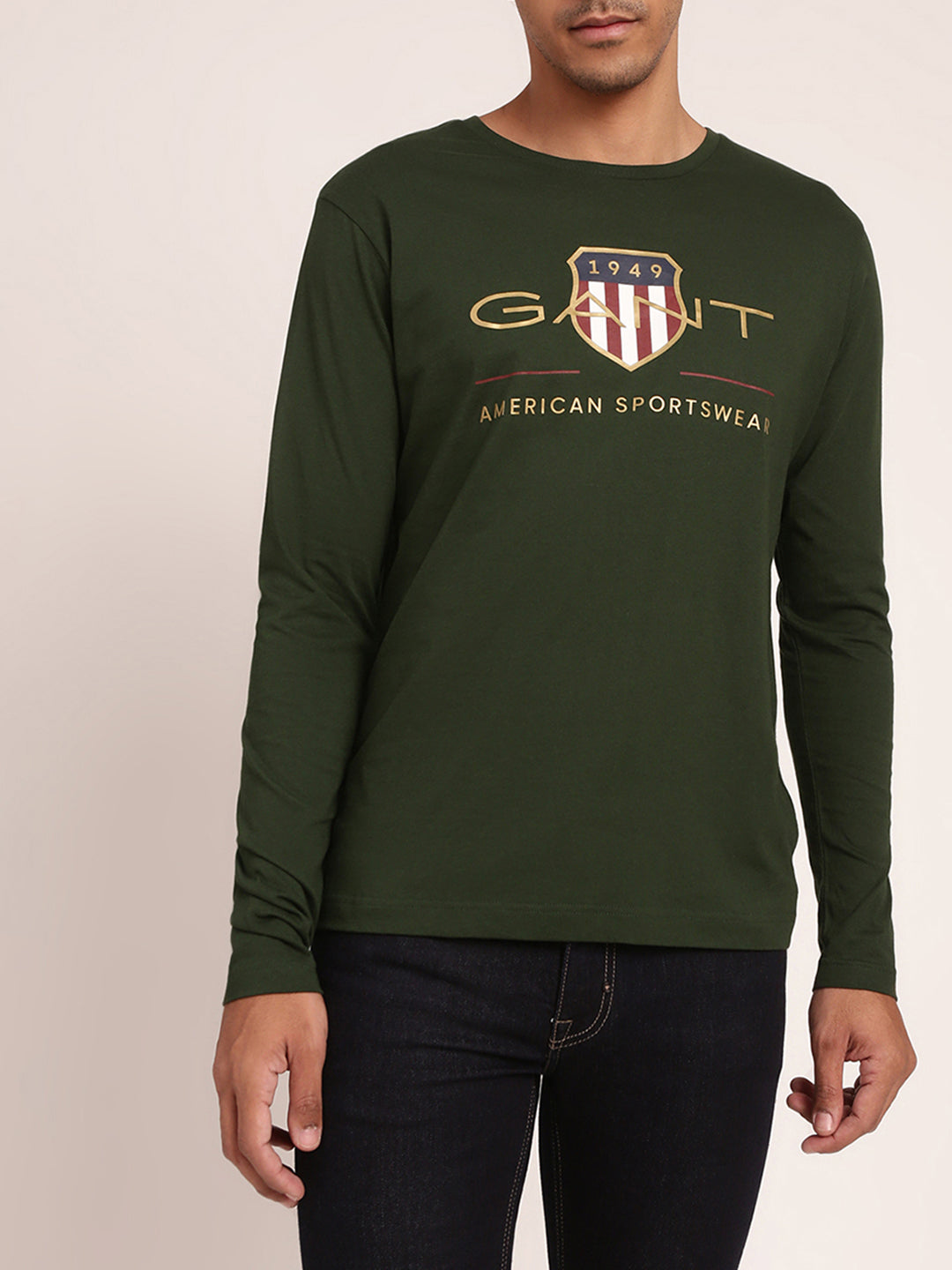 Gant Green Logo Regular Fit T-Shirt