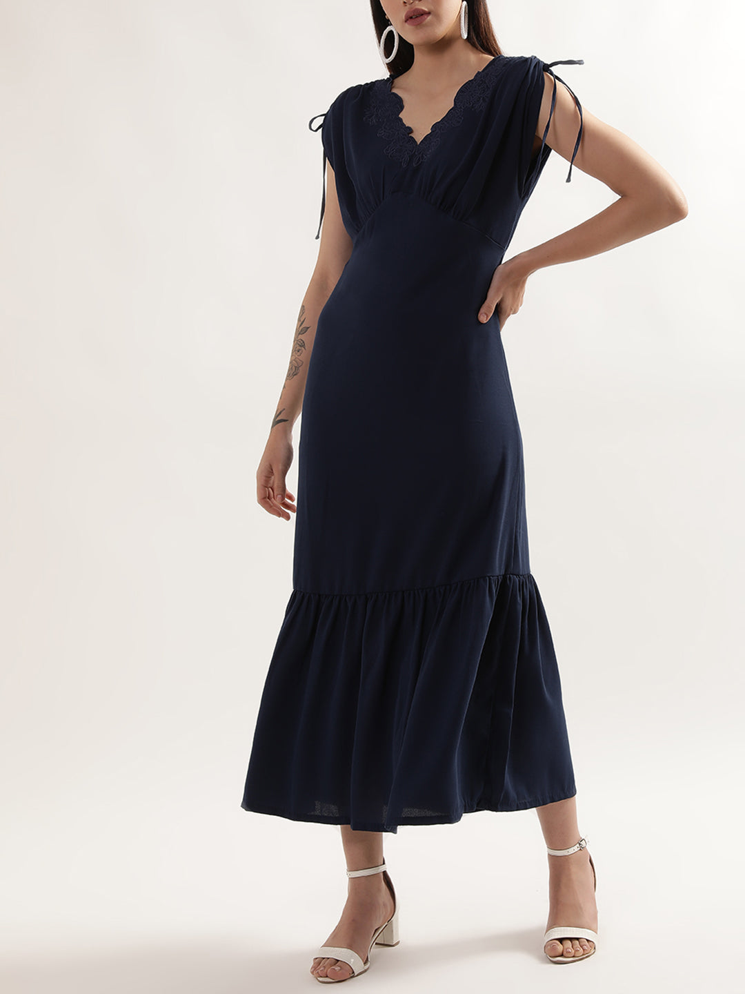 Centre Stage Women Navy Blue Dress