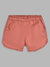 Blue Giraffe Girls Pink Solid Regular Fit Shorts