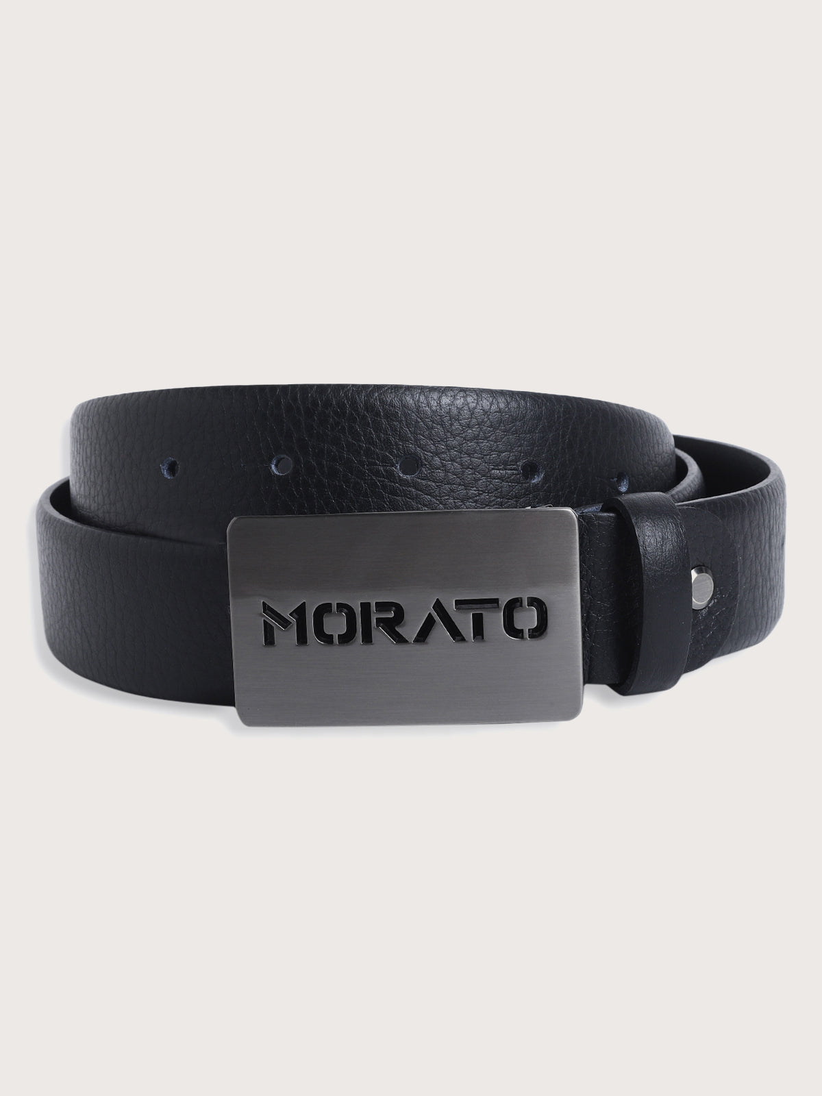 Antony Morato Men Push Pin Leather Belt