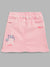 Elle Kids Girls Pink Printed Regular Fit Skirt