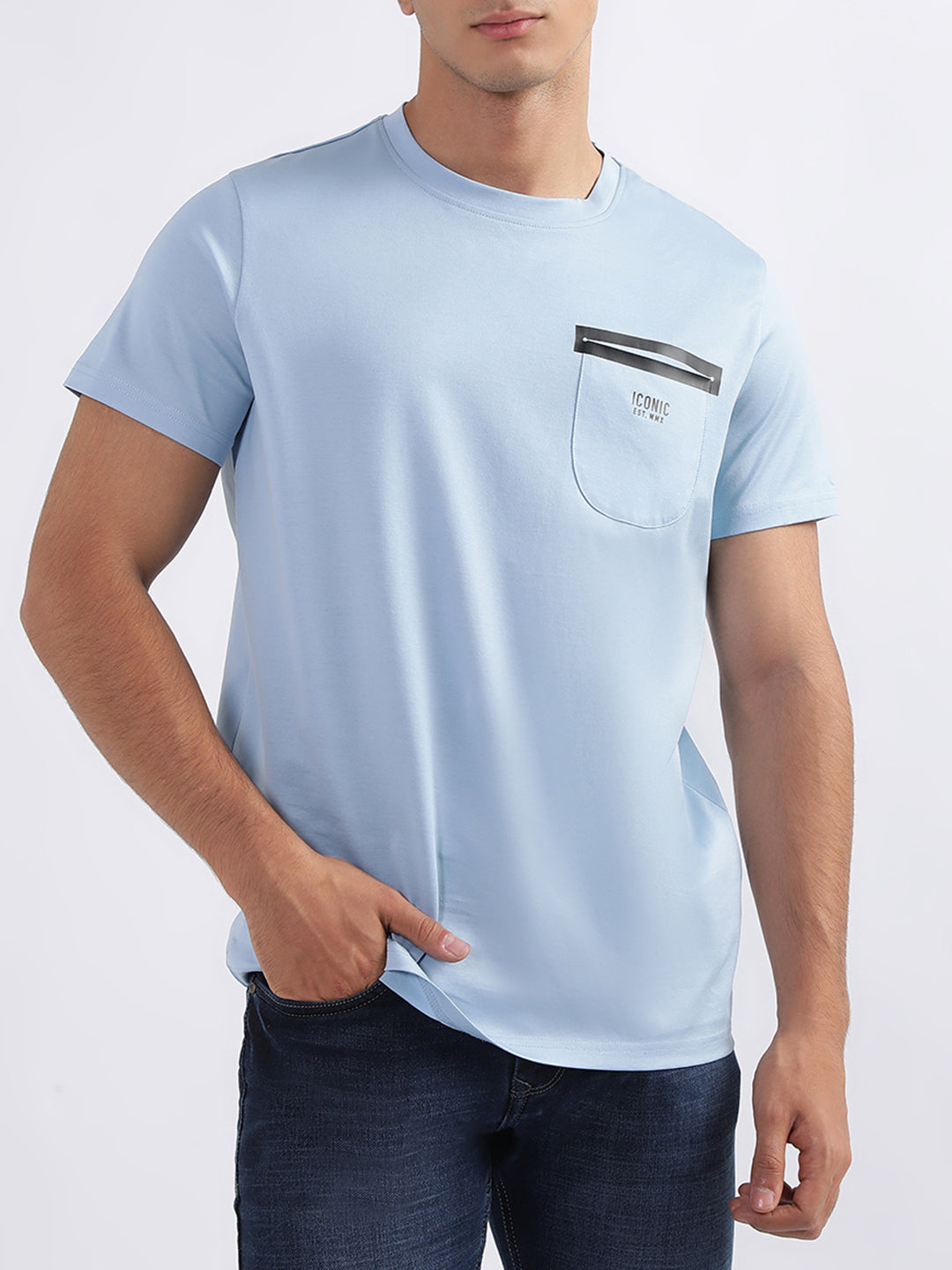 Iconic Blue Regular Fit T-Shirt