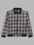 Blue Giraffe Boys Multi Printed Collar Jacket