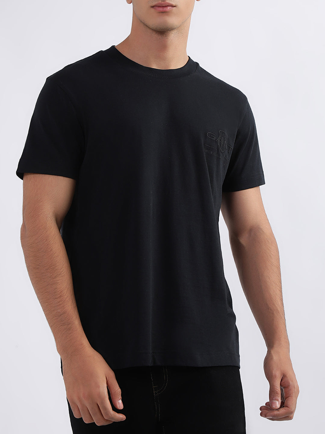 Gant Black Regular Fit T-Shirt