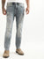 True Religion Super T Skinny Blue Mid Rise Distressed Jeans