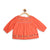 Elle Kids Girls Coral Solid Round Neck Top