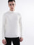 Antony Morato Men White Solid Round Neck Sweater