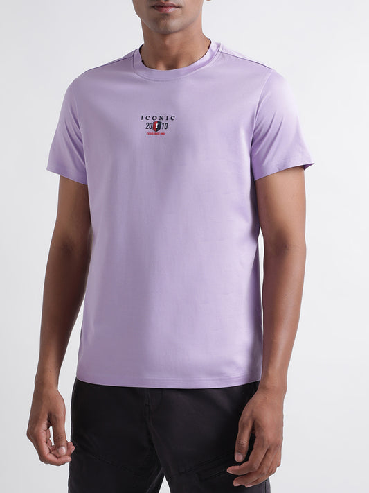 Iconic Lilac Regular Fit T-Shirt