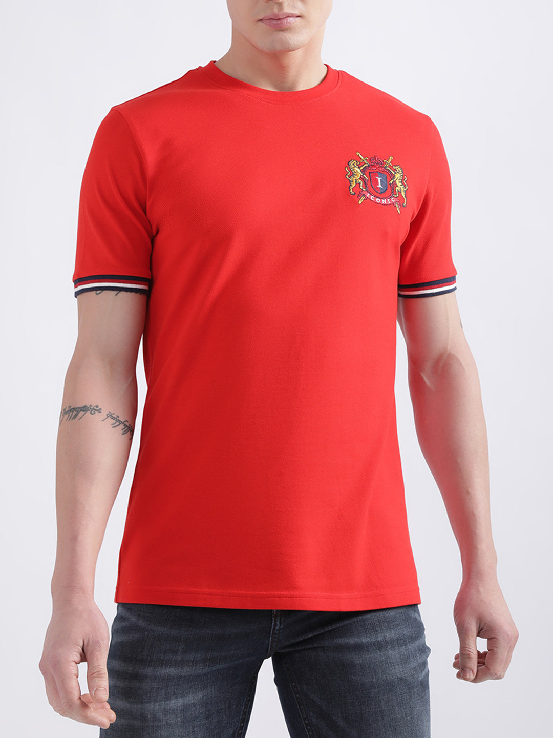 Iconic Red Regular Fit T-Shirt