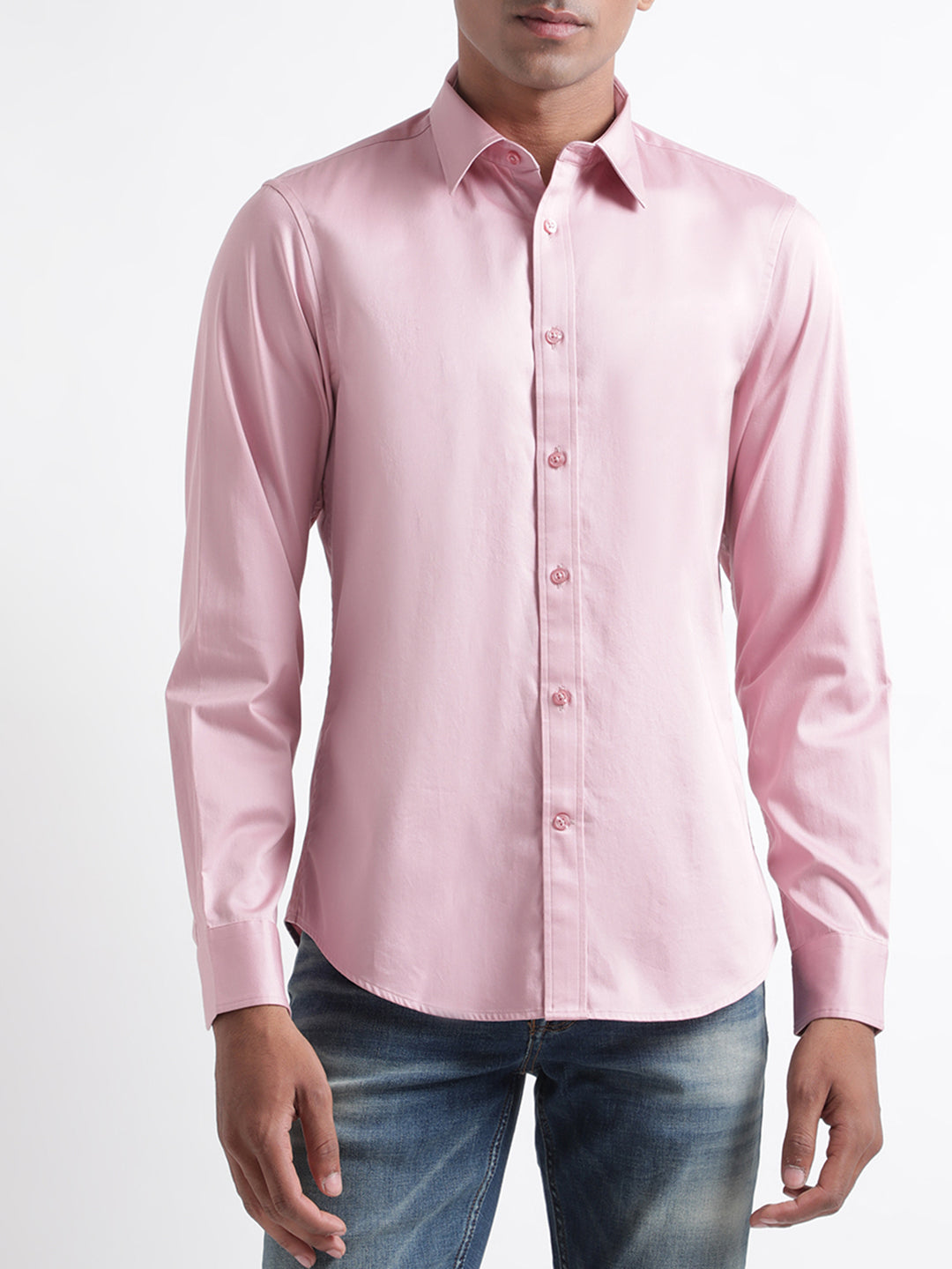 Iconic Pink Slim Fit Shirt