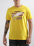 True Religion Safety Yellow Fashion Logo Regular Fit T-Shirt