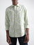 Iconic Green Printed Regular Fit Shirt