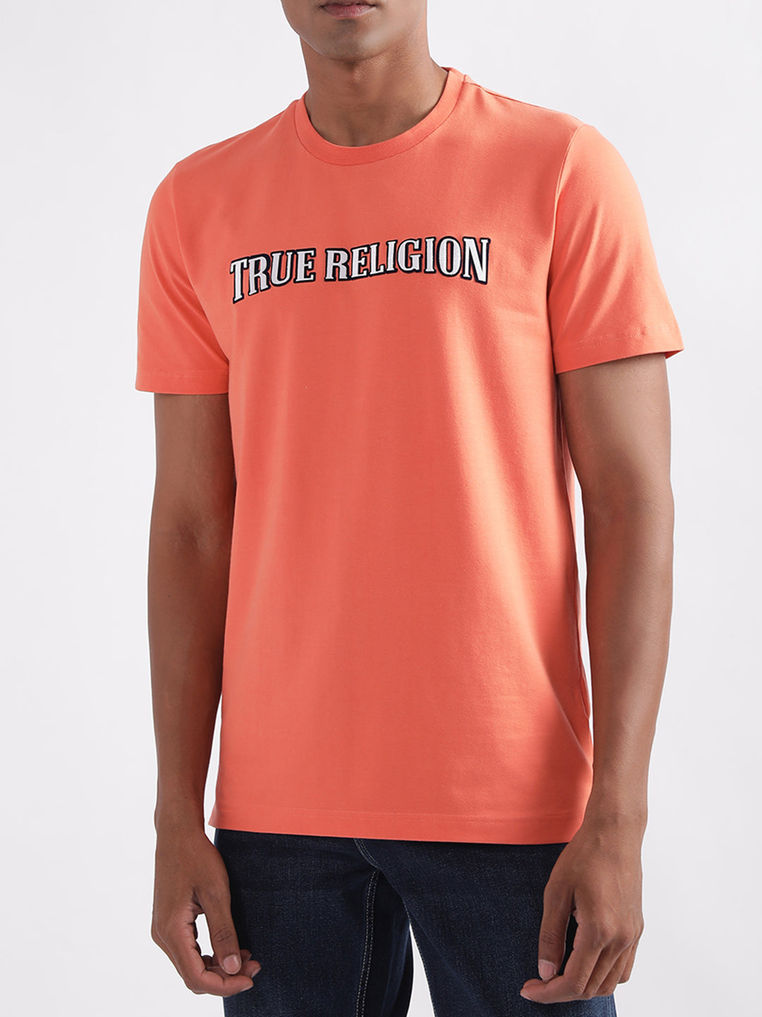 True Religion Coral Logo Regular Fit T-Shirt