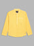 Blue Giraffe Boys Yellow Solid Collar Shirt