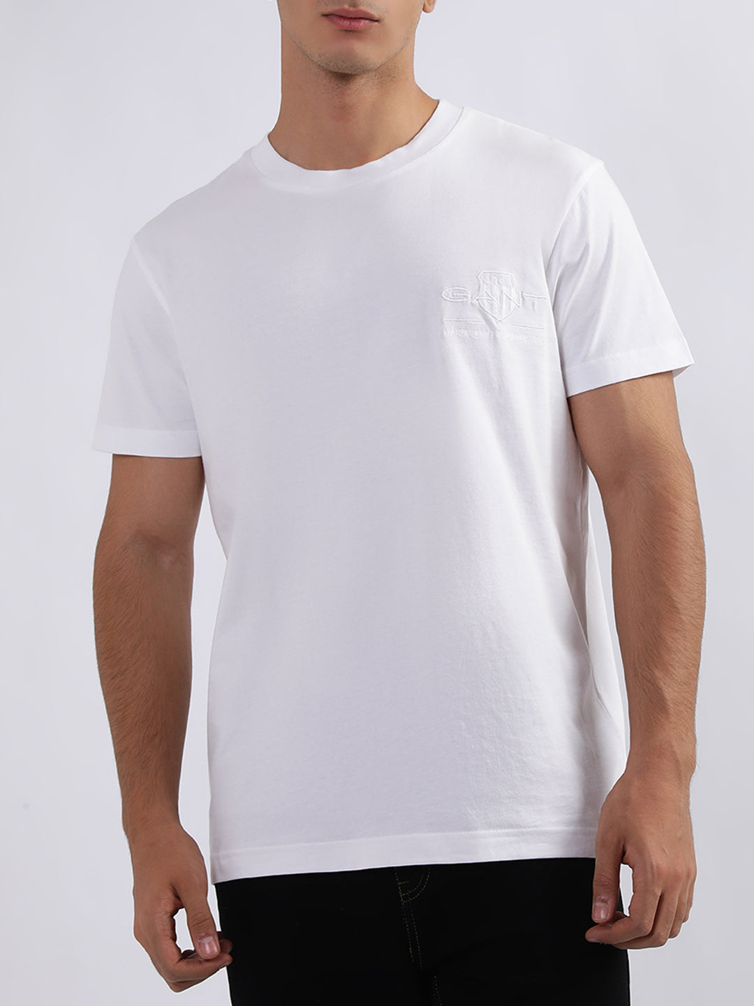 Gant White Regular Fit T-Shirt