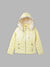 Elle Kids Girls Yellow Solid Jacket