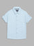 Blue Giraffe Boys Blue Solid Collar Shirt