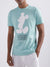 Antony Morato Blue Printed Regular Fit T-Shirt