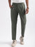 Antony Morato Men Carrot Pleated Regular Fit Cotton Trousers