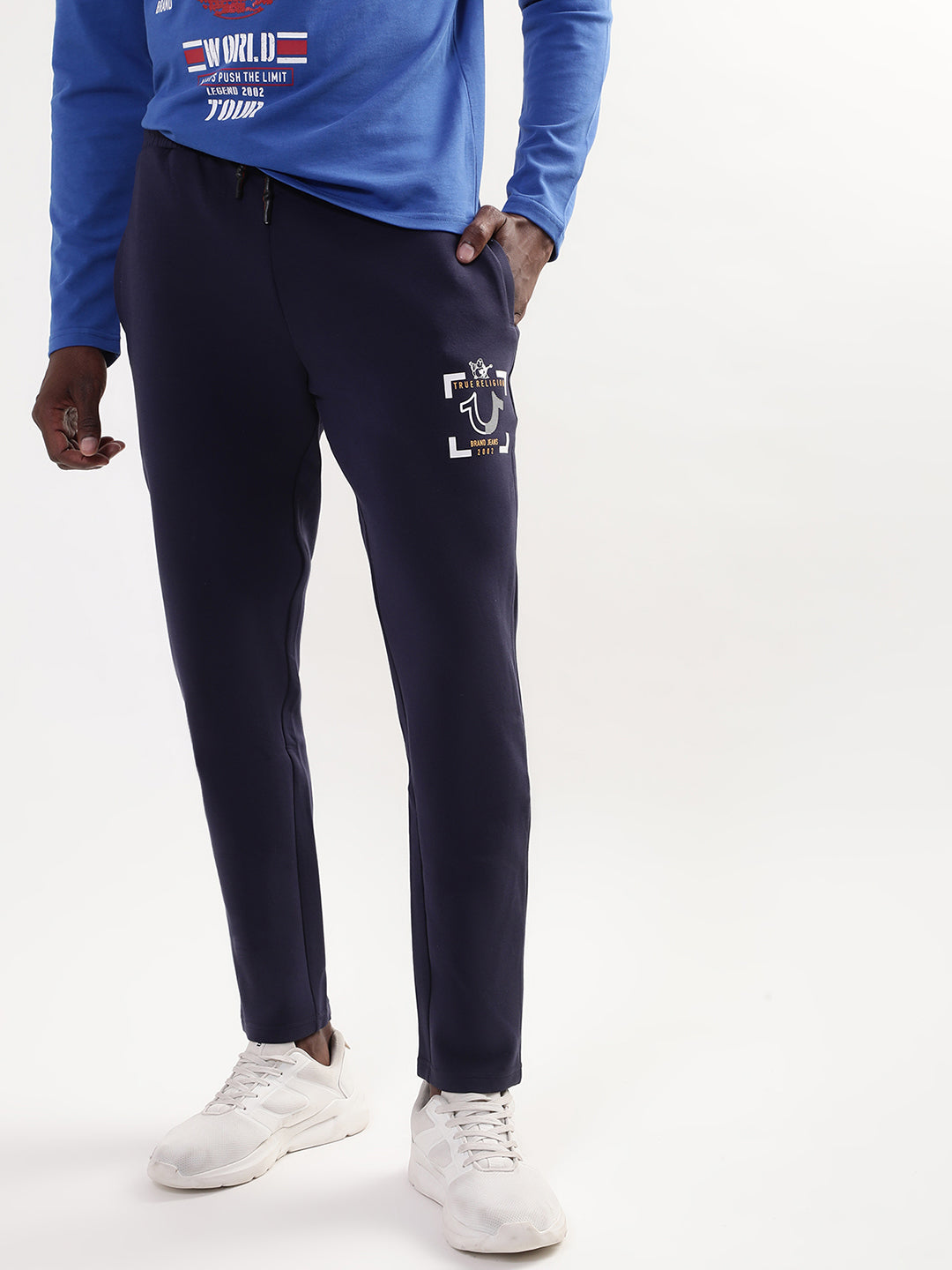 True Religion Peacoat Regular Fit Trackpants