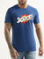 Antony Morato Blue Printed Slim Fit T-Shirt