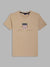 Gant Kids Beige Logo Regular Fit T-Shirt