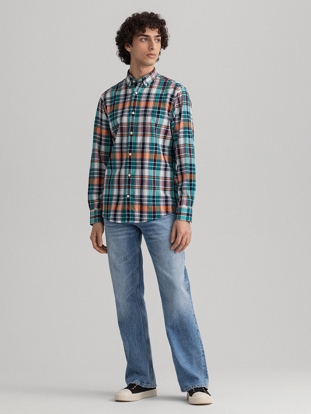 Gant Multi Checked Regular Fit Shirt