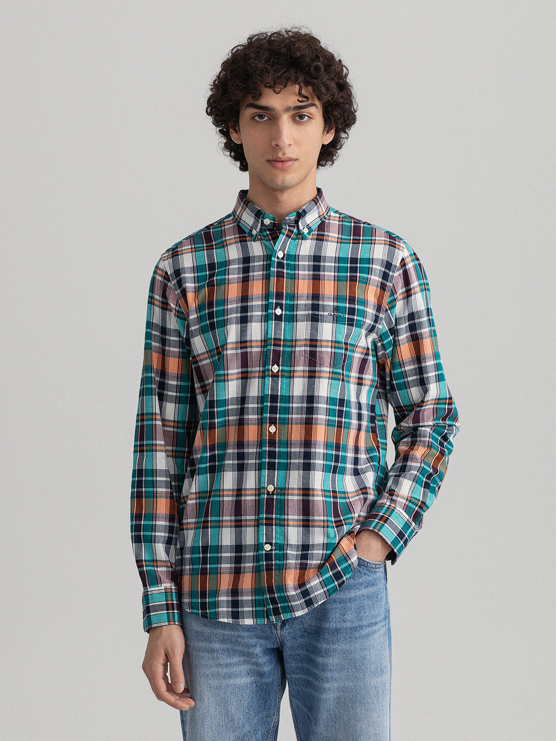 Gant Multi Checked Regular Fit Shirt