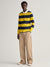 Gant Yellow Striped Regular Fit Polo T-Shirt