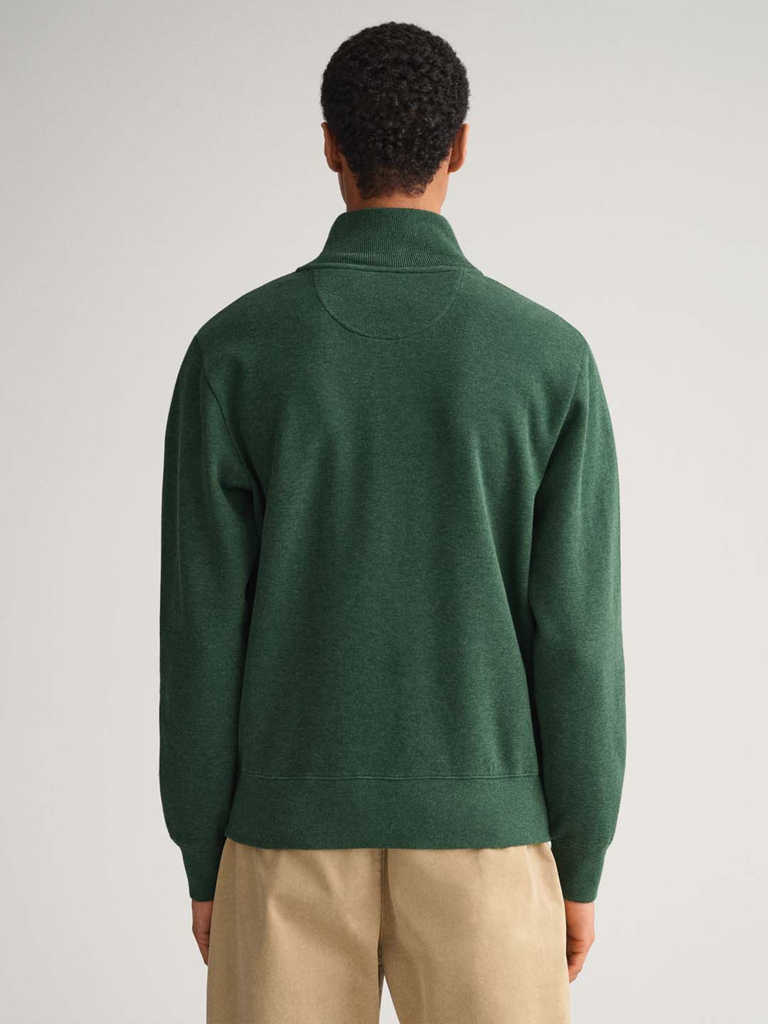 Gant Men Green Colourblocked Sweatshirt