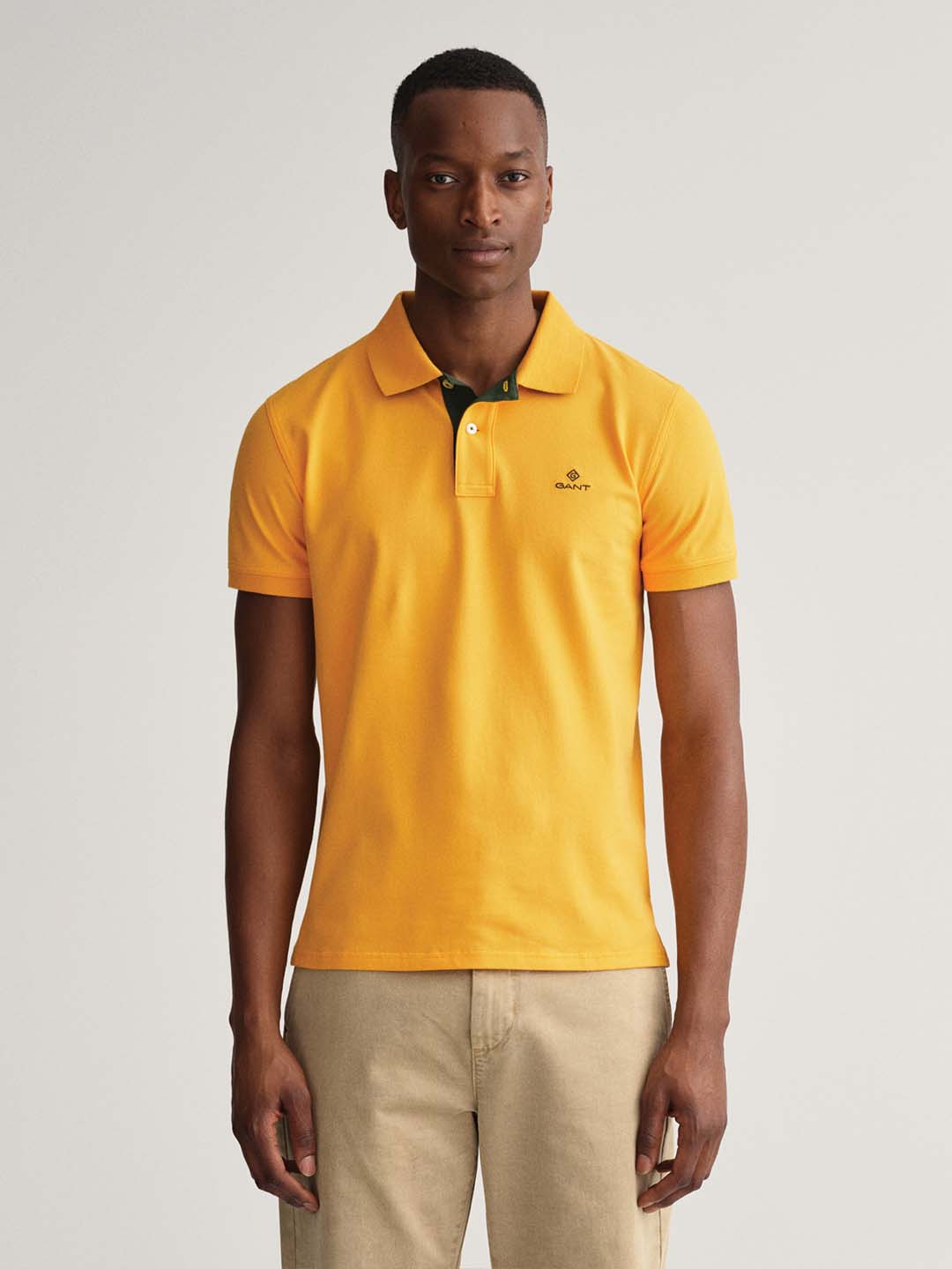 Gant Yellow Regular Fit Polo T-Shirt