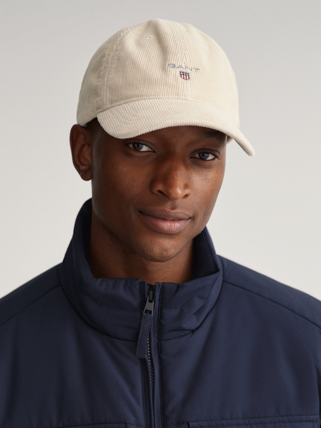 Gant Men Cream Solid Caps