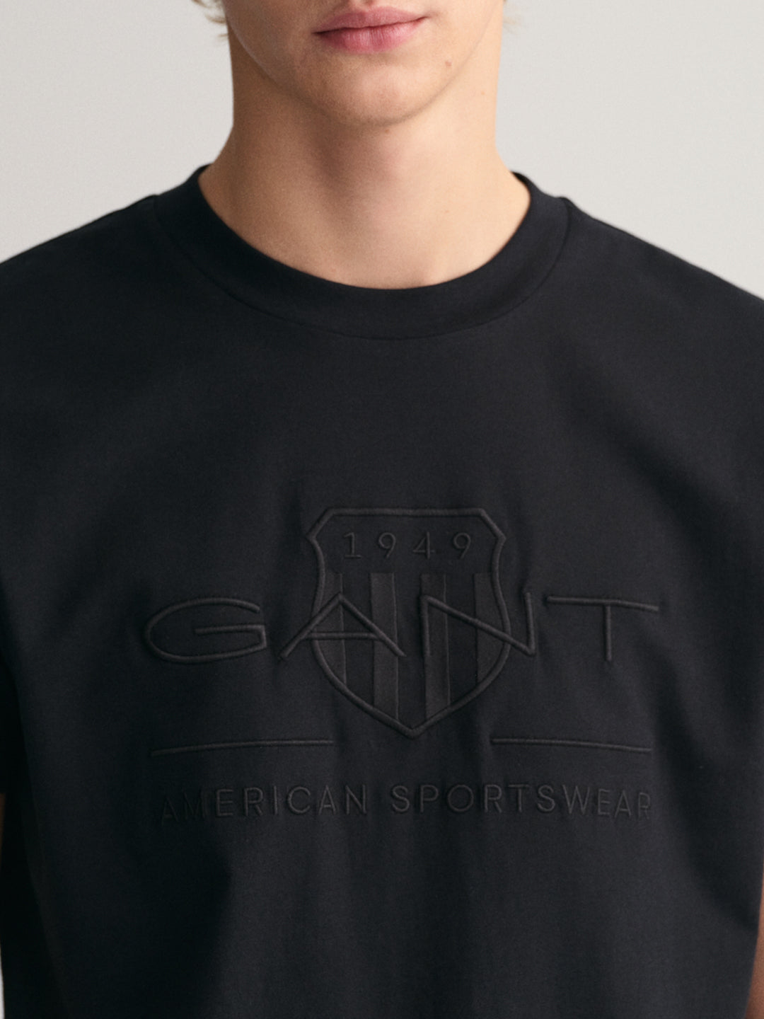 Gant Black Regular Fit T-Shirt