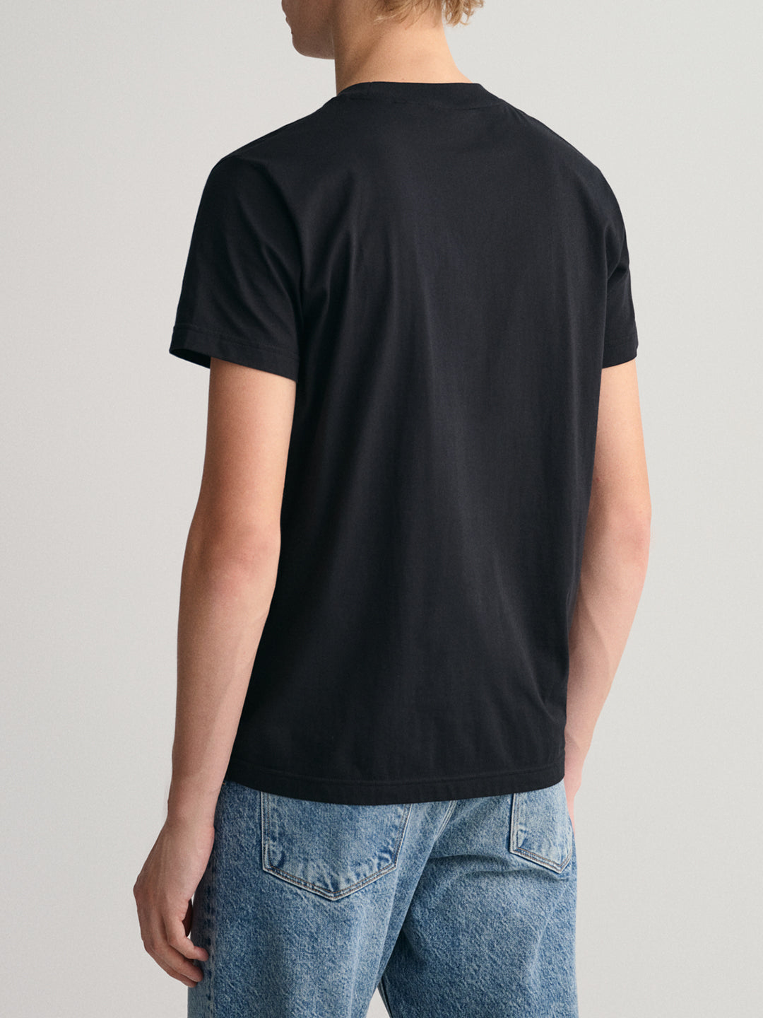 Gant Black Regular Fit T-Shirt