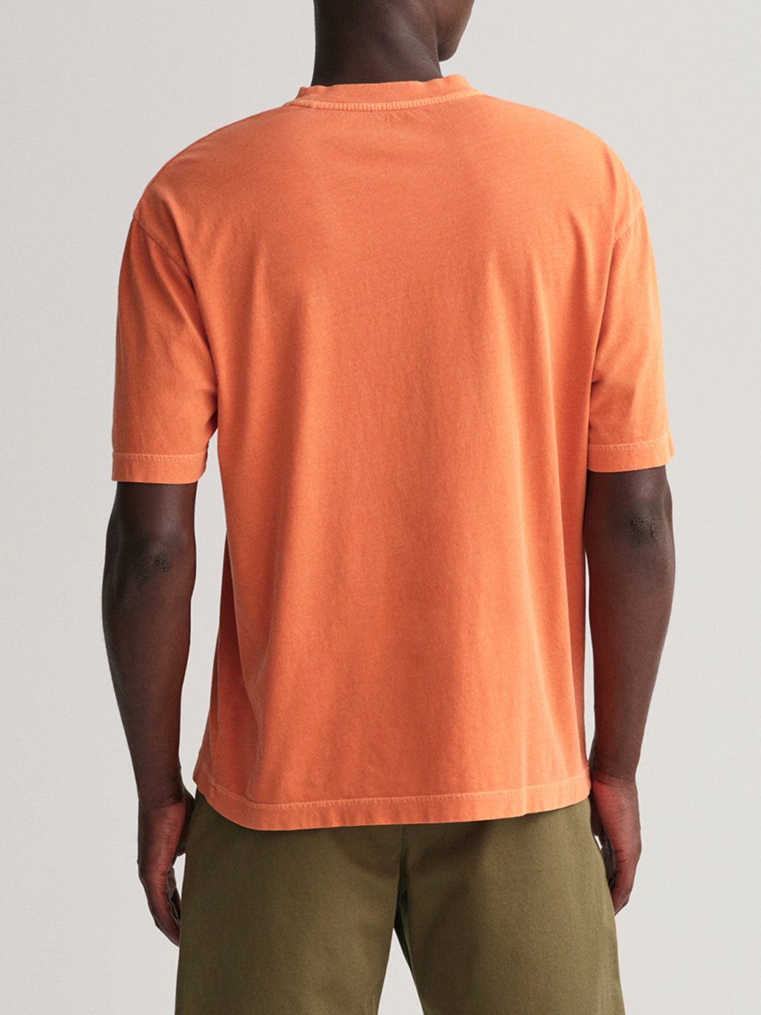 Gant Orange Logo Relaxed Fit T-Shirt