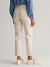 Gant Women Off White Solid Slim Fit Trouser