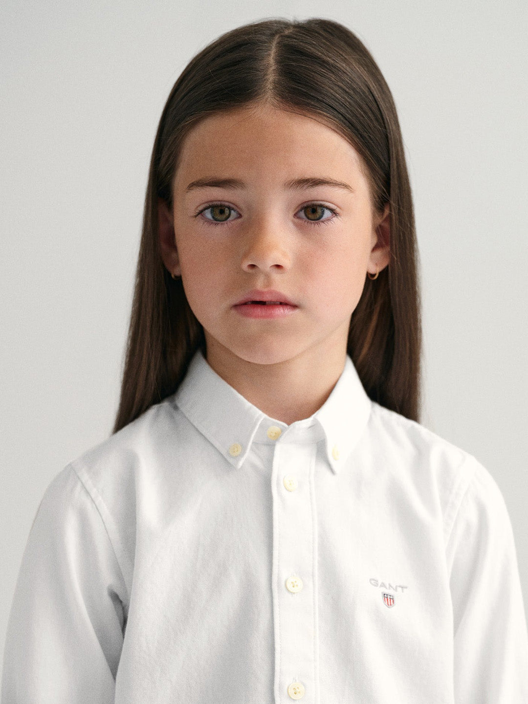 Gant Kids White Fashion Regular Fit Shirt