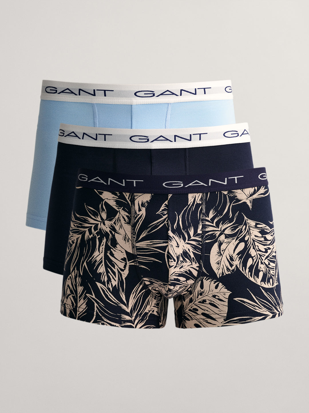 Gant Men Blue Printed Briefs - Pack of 3