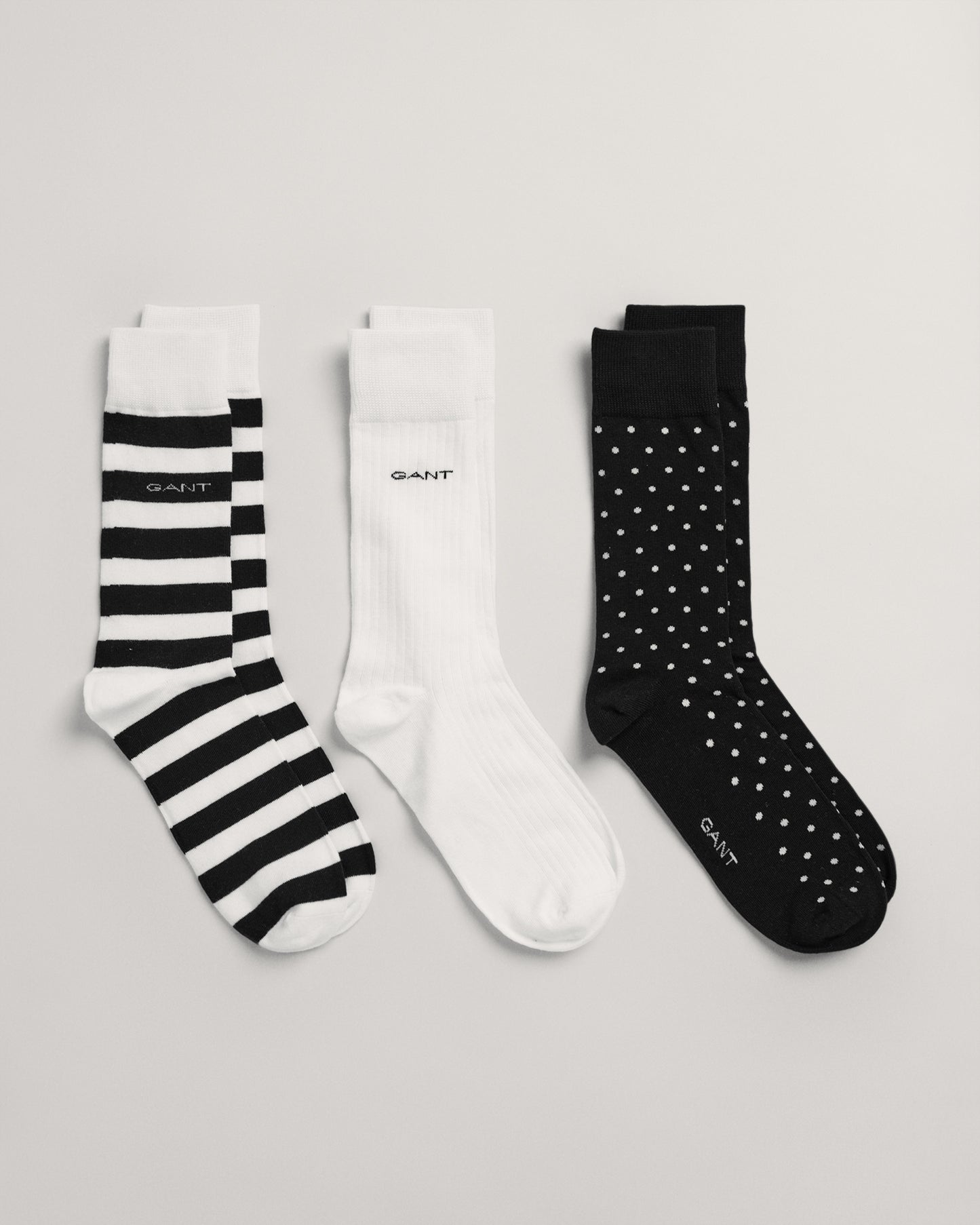 Gant Pack of 3 Patterned Above Knee Length Socks