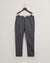 Gant Men Grey Solid Slim Fit Trouser